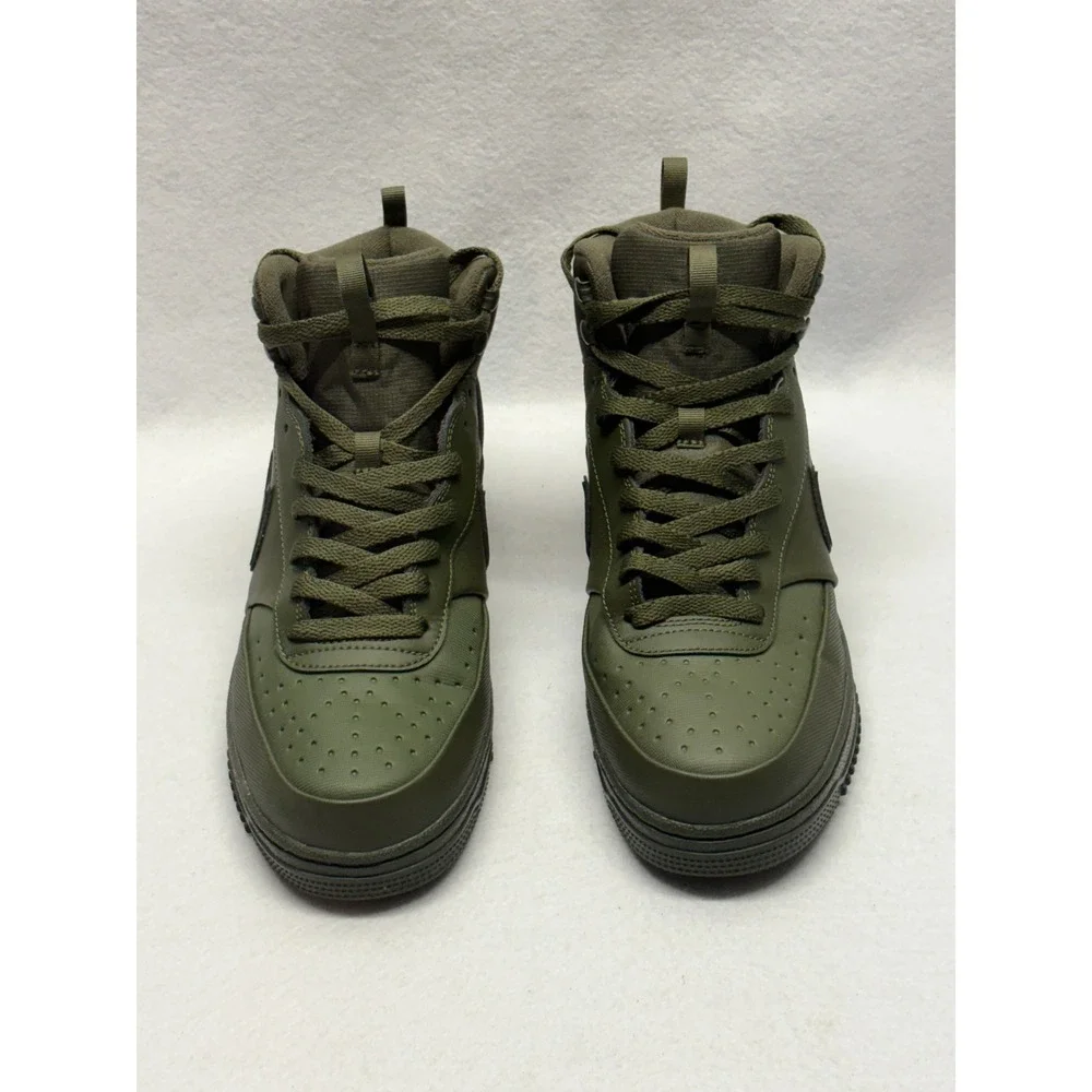 Nike Court Vision Mid Winter Olive Green Mens Sneakers DR7882-300 Size 10